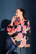 Pink Floral Femme Blogger Shirt