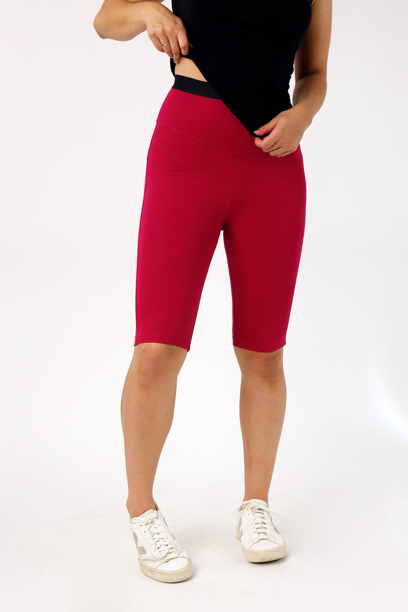 Pink Ponte Bike Shorts - Final Sale