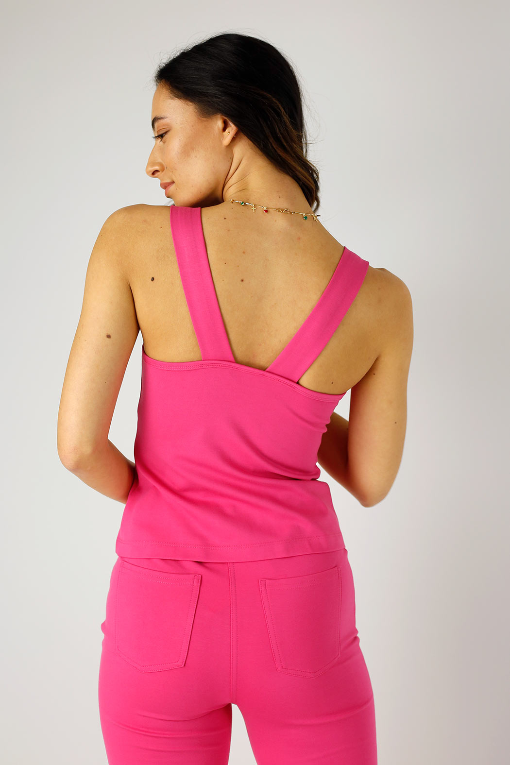 Pink Ponte Bustier Cami - FINAL SALE