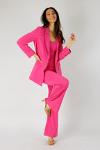 Pink Ponte Wide Leg Flare - FINAL SALE
