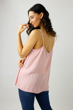 Soft Pink Silky Lily Cami
