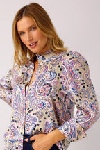 Paisley Silky Statement Blouse - FINAL SALE
