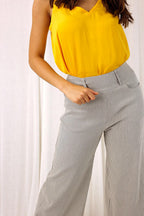 Navy Stripe Bengaline Culotte - SALE
