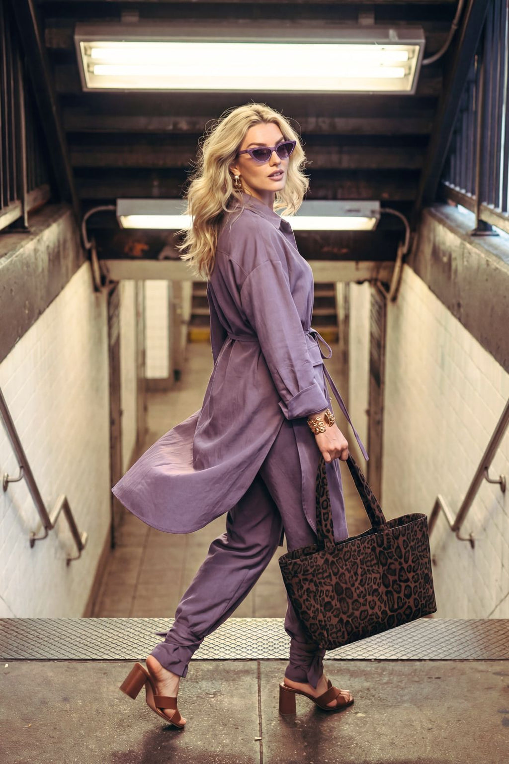 Plum Cargo Overshirt