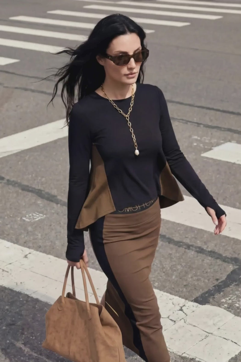 Black Tencel Bella Top