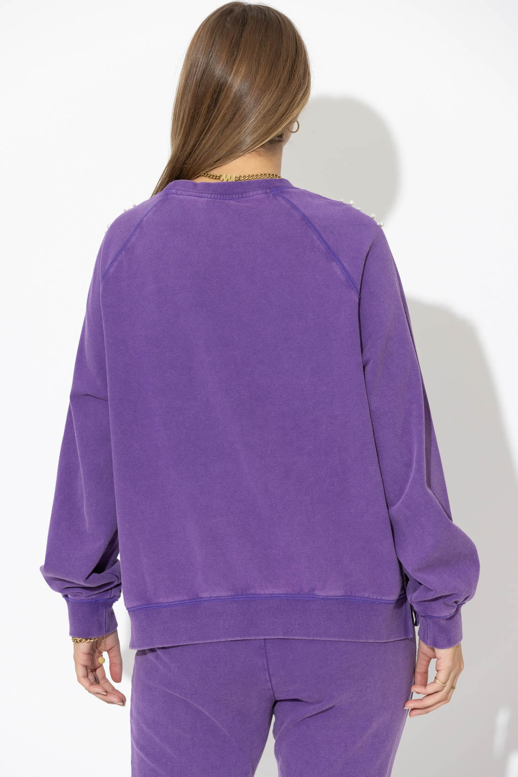 Purple Washed Cotton Tarot Jumper