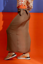 Cocoa Tie Waist Skirt