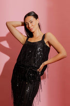Sequin Tassle Cami