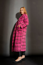 Pink Cocoon Coat