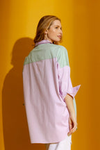 Pink/Green Two Tone Shirt