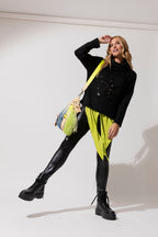 Black Fluffy Love Jumper