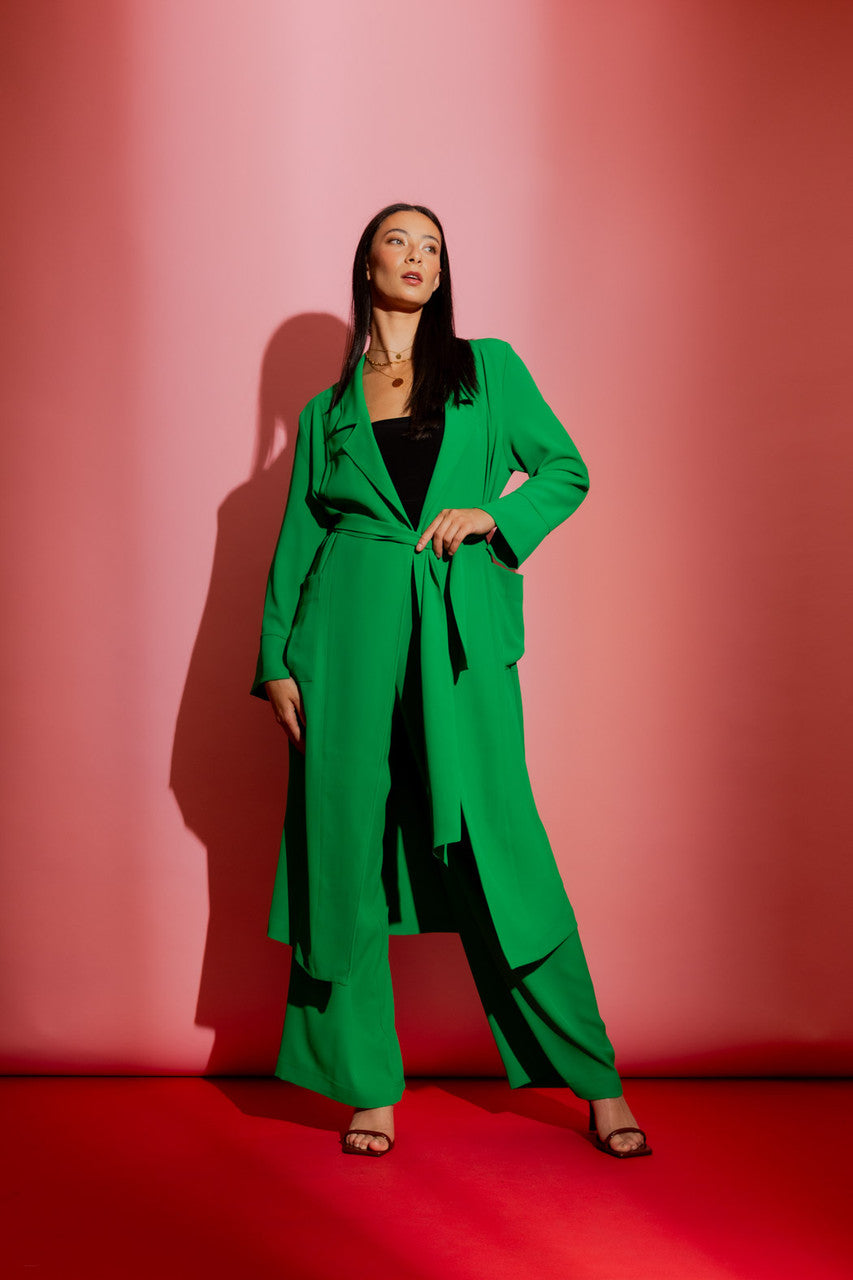 Green Euro Trench Coat