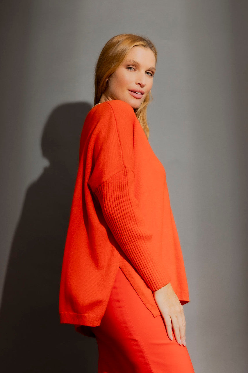 Orange Classic Oversized Jumper Orange S/M