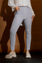 Blue Stripe Bengaline Jean Blue Stripe