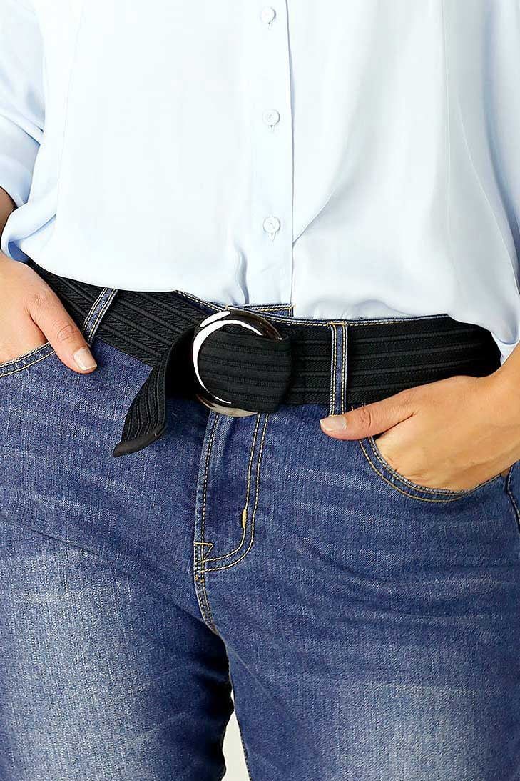 Gunmetal Jean Belt Round - SALE