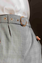 Grey Check Cleo Pant Grey Check