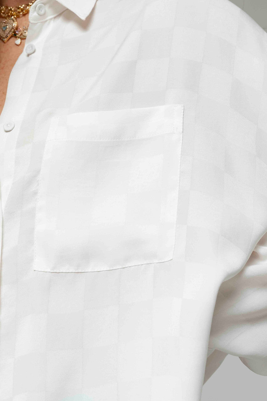 White Everyday Silky Shirt