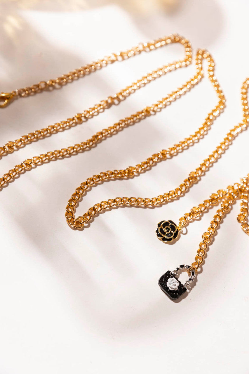 Long Gold Handbag Chain S
