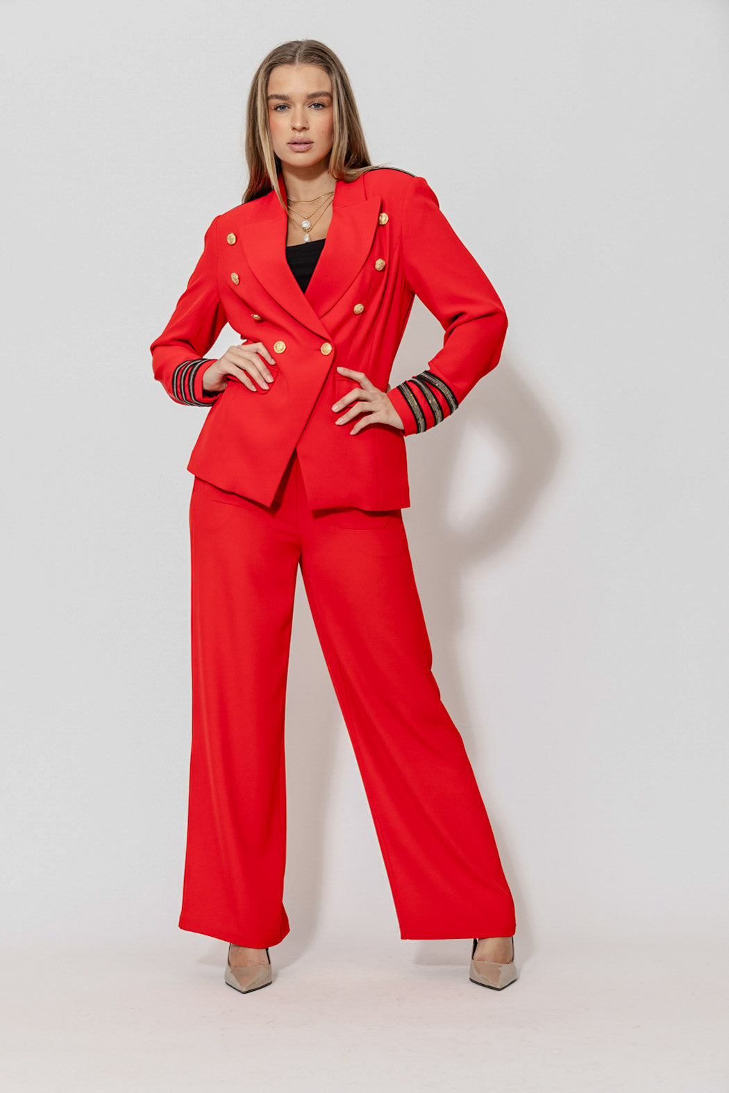 Red Euro Thriller Blazer