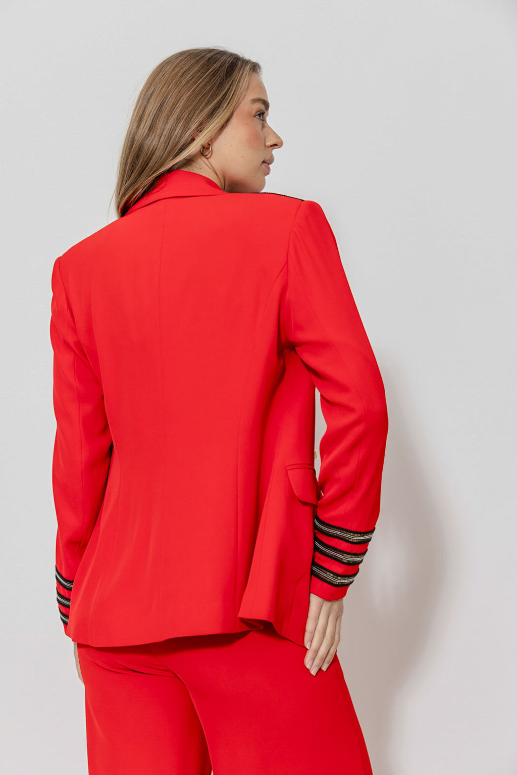 Red Euro Thriller Blazer