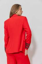 Red Euro Thriller Blazer