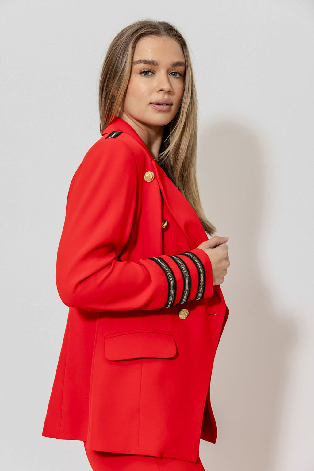 Red Euro Thriller Blazer