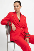 Red Euro Thriller Blazer