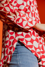Red / White Blogger Shirt