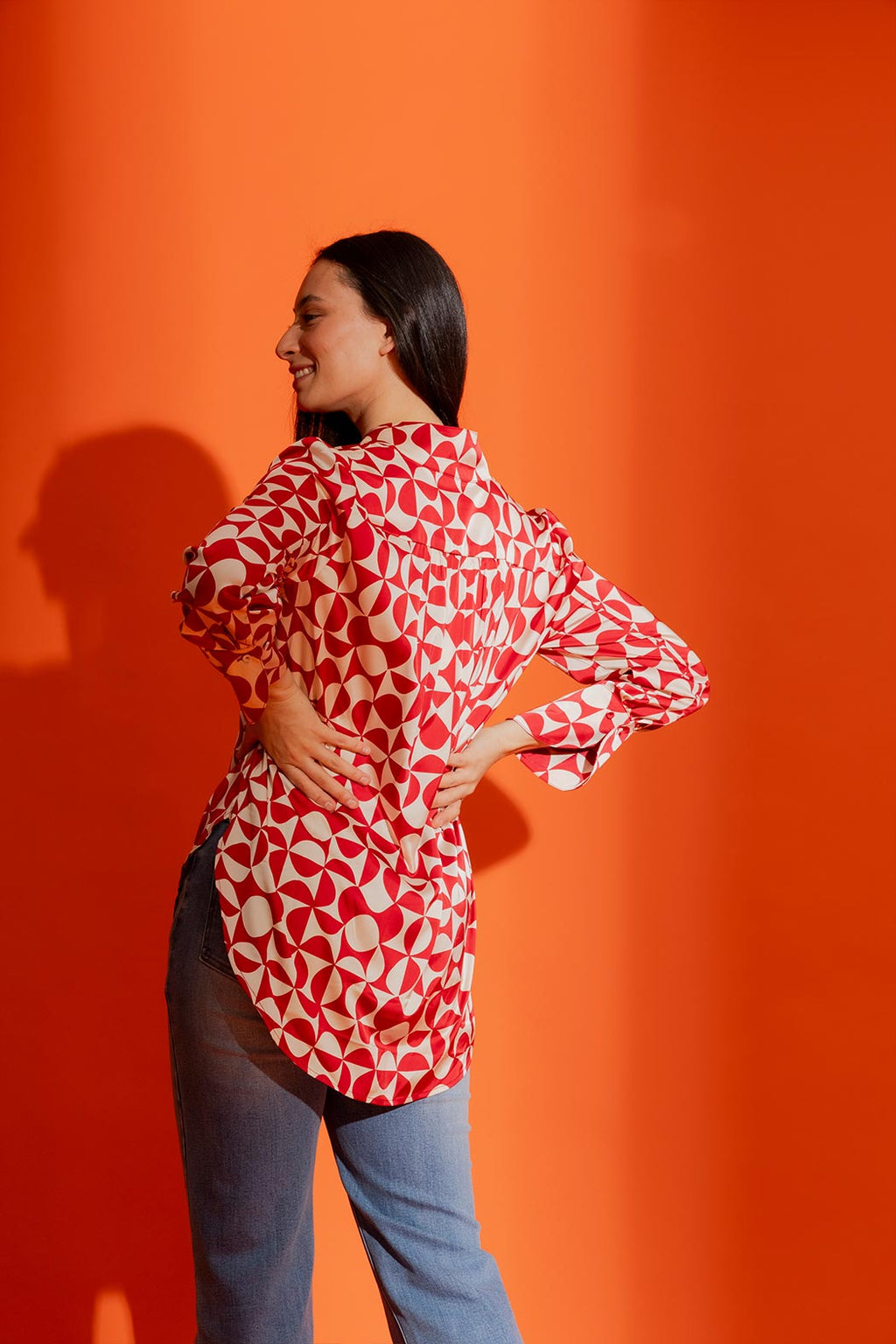 Red / White Blogger Shirt