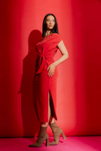 Red Washed Harlow Dress