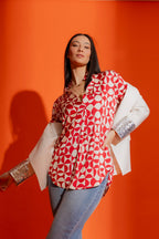 Red / White Blogger Shirt