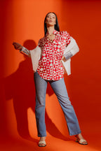 Red / White Blogger Shirt