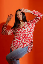 Red / White Blogger Shirt