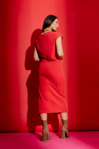 Red Washed Harlow Dress