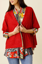 Fire Twinkle Crop Cardi - SALE