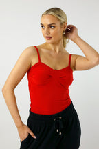Red Jersey Princess Cami - FINAL SALE