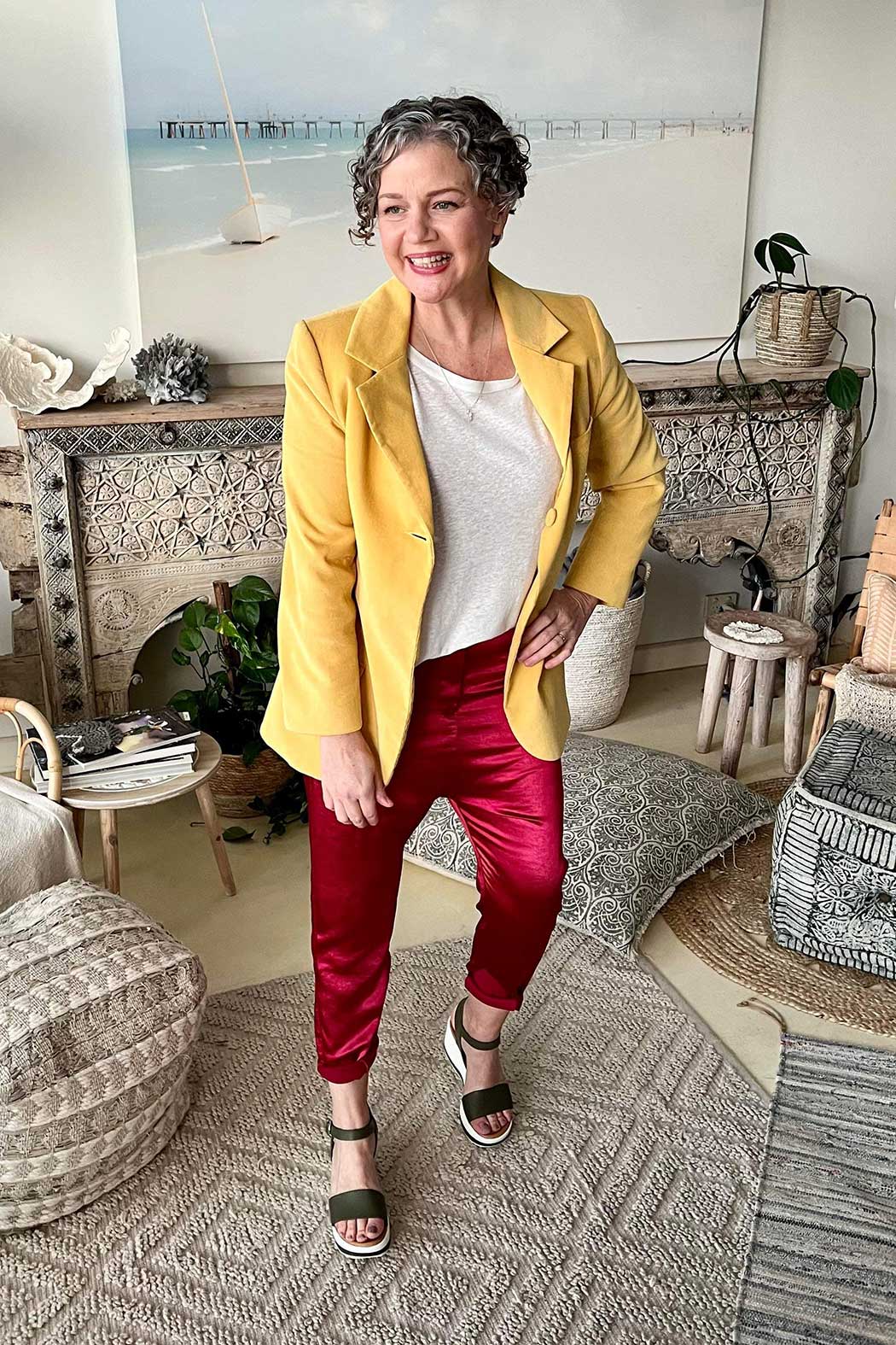 Red Satin Droppie - NT