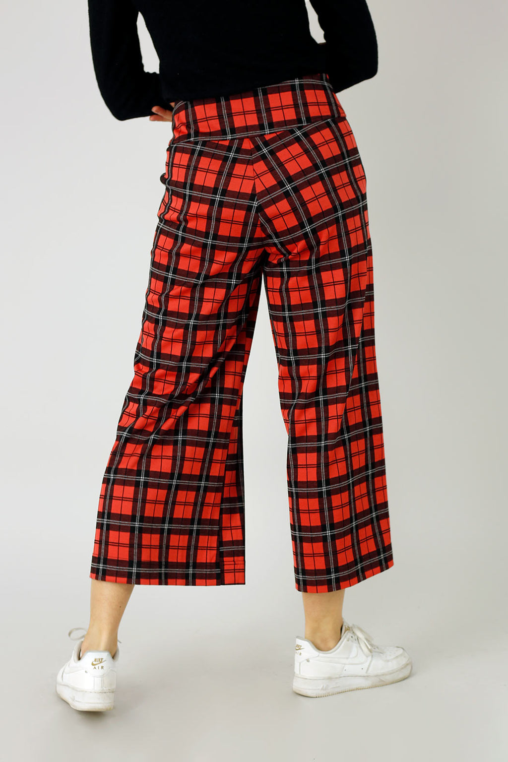 Red Check Jet Culotte - FINAL SALE