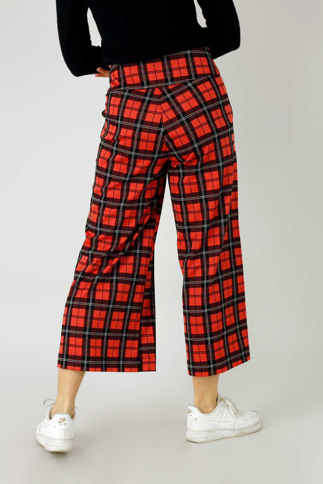 Red Check Jet Culotte - FINAL SALE