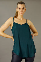 Teal Seta Essential Layering Cami