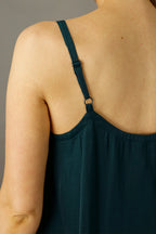 Teal Seta Essential Layering Cami