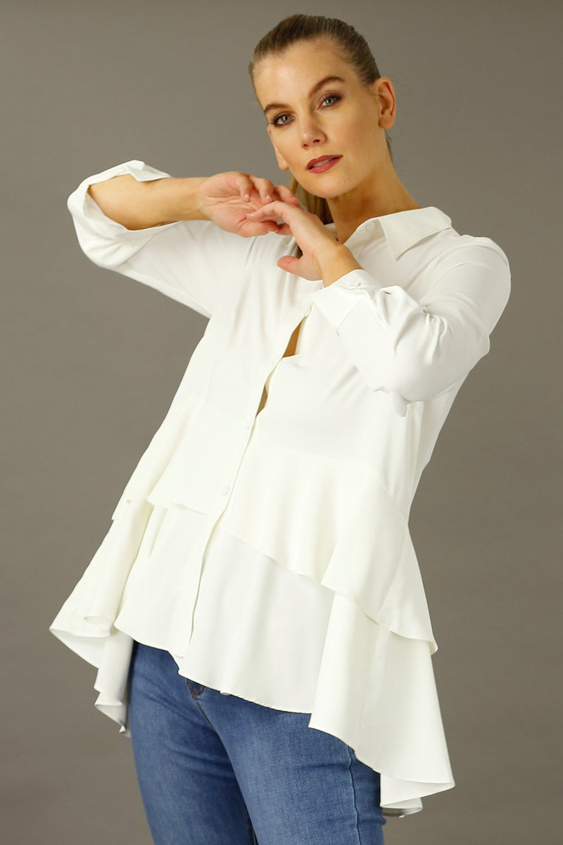 Ivory Soft Touch Staple Paris Shirt - SALE