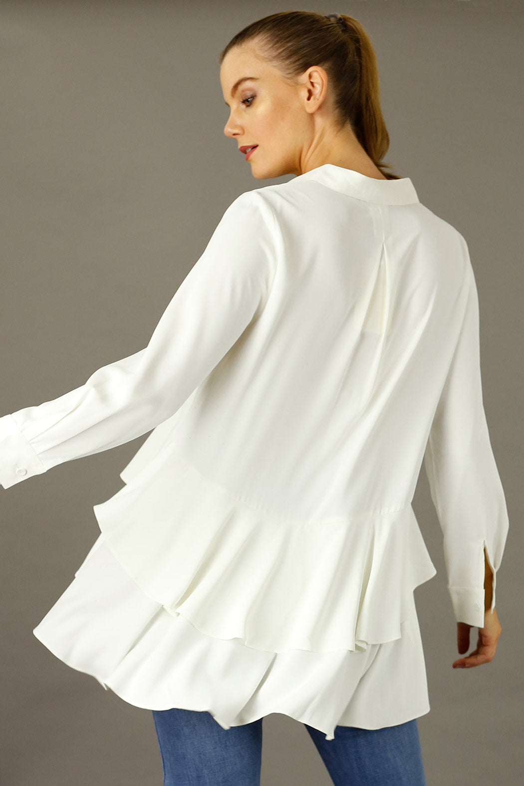 Ivory Soft Touch Staple Paris Shirt - SALE