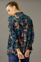 Teal Smudge Nano Claire Shirt - SALE