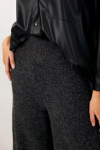 Black Mod Rib Culotte - SALE