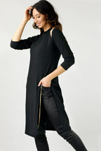Black Shan Rib Tunic - SALE