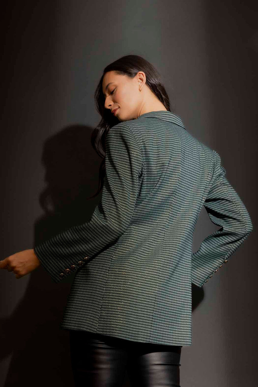 Jade Lurex Bari Blazer