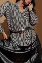 Silver Leather Dome Belt Silver O/S