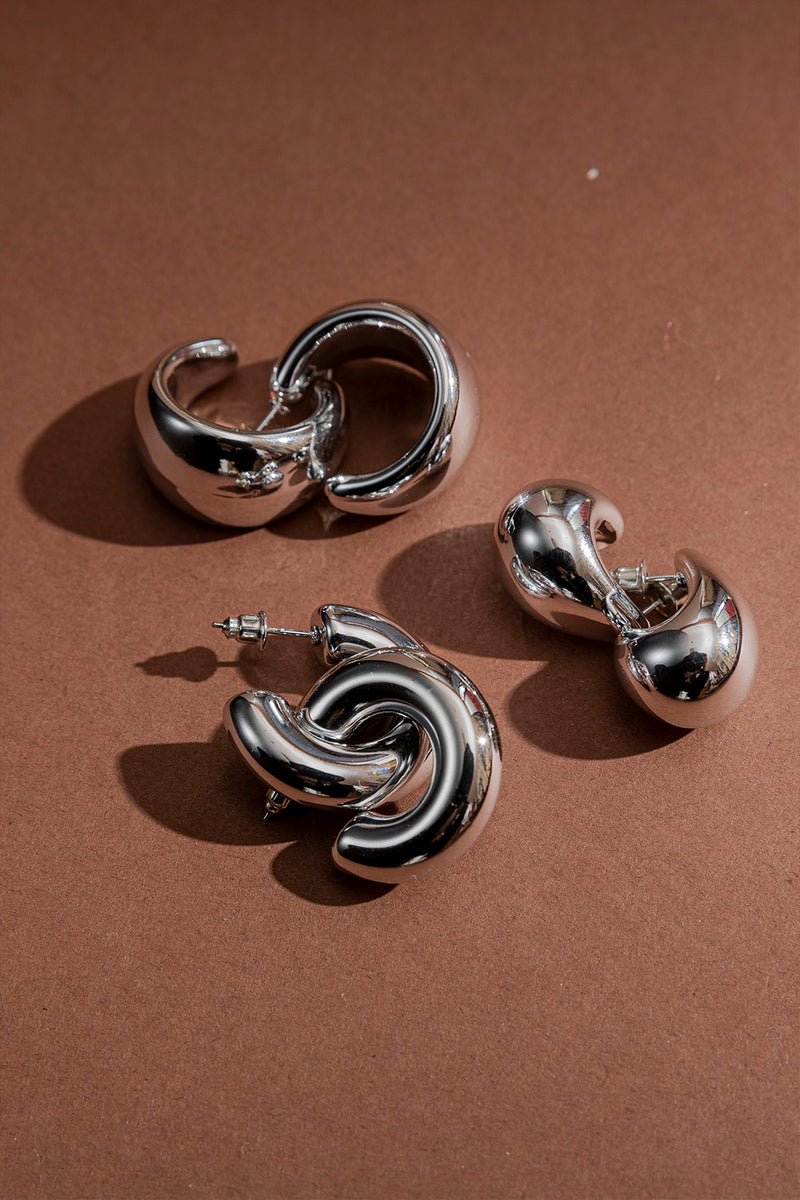 Silver Earring Gift With Purchase Silver O/S