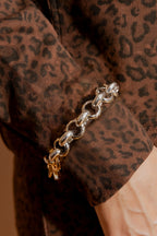 Silver Chunky Bracelet Silver O/S